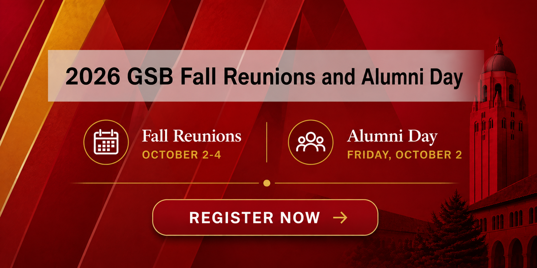 2026 GSB Fall Reunions and Alumni Day