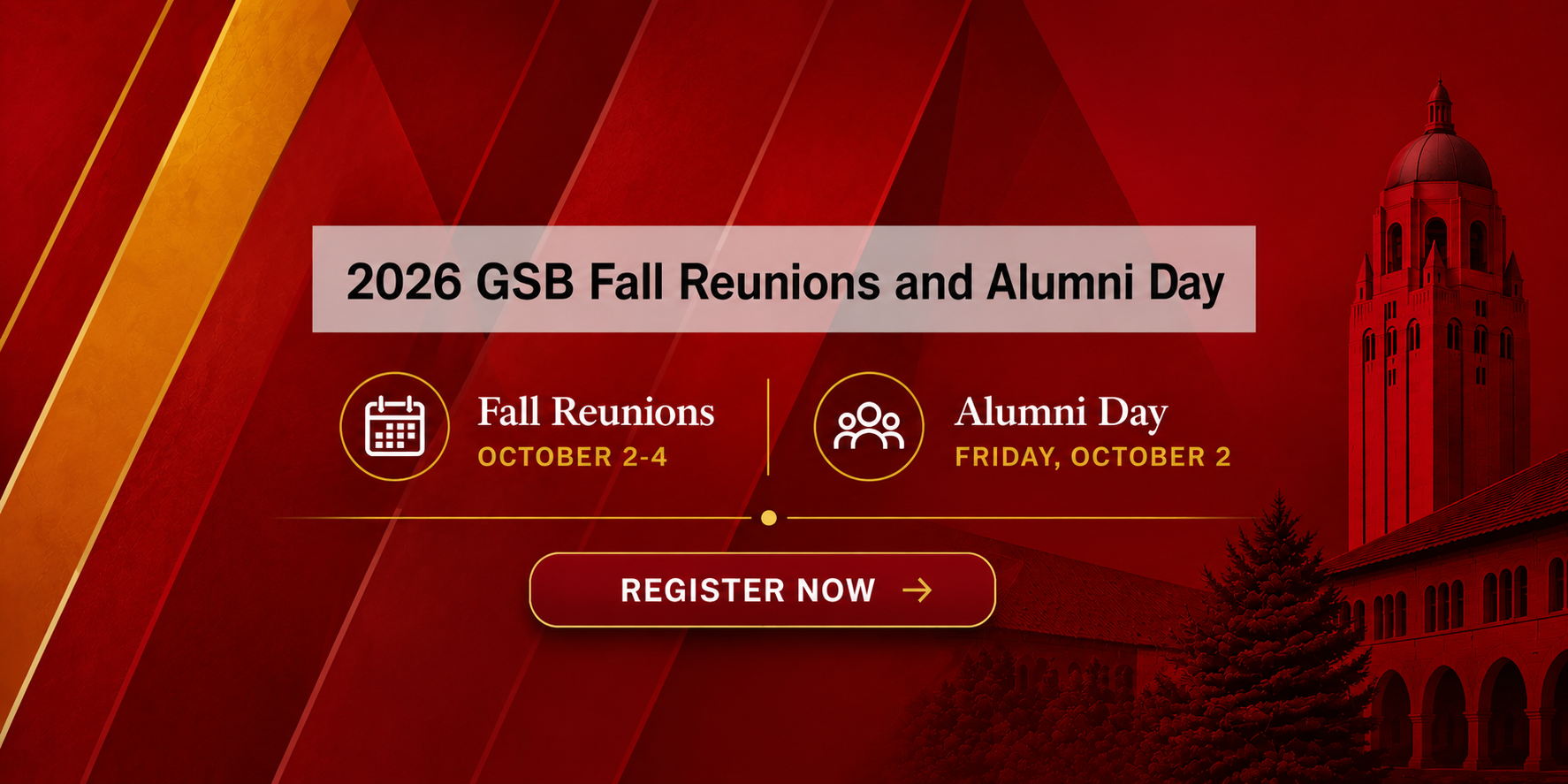 2026 GSB Fall Reunions and Alumni Day
